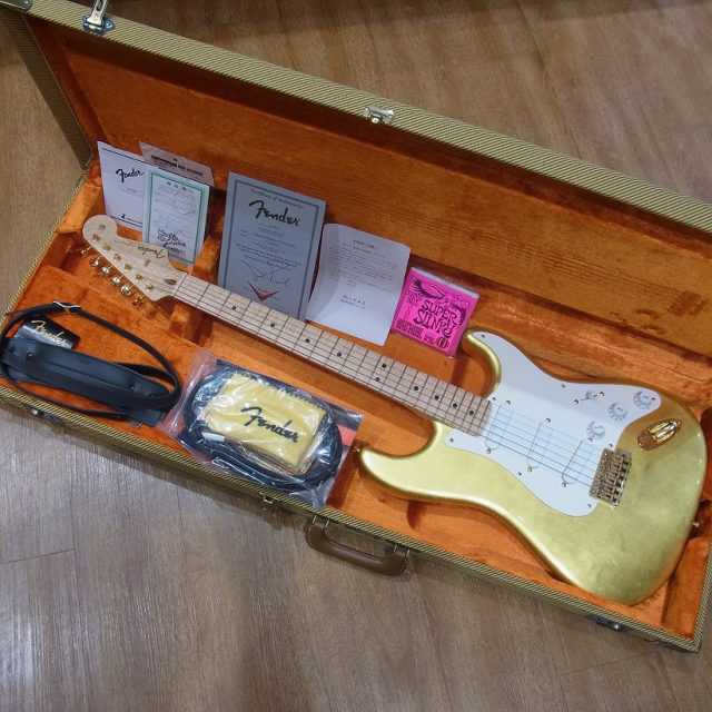 Fender MBS Gold Leaf Stratocaster