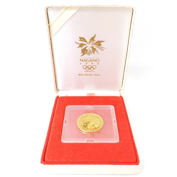長野オリンピック記念1万円金貨をお買取させていただきました 
