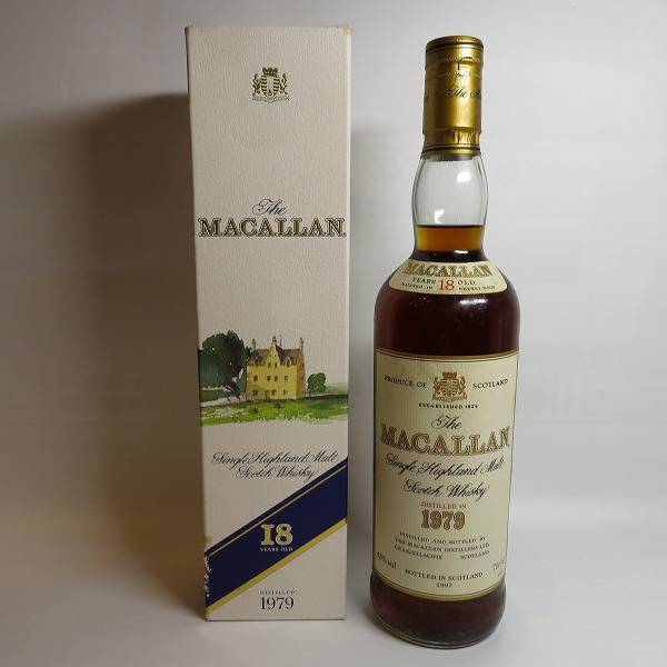ザ・マッカラン 18年 1979年 高級ウイスキー お買取りさせていただき 