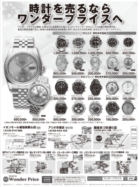 読売新聞千葉版時計