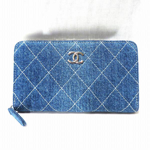 CHANEL マトラッセ デニム 財布 | hartwellspremium.com