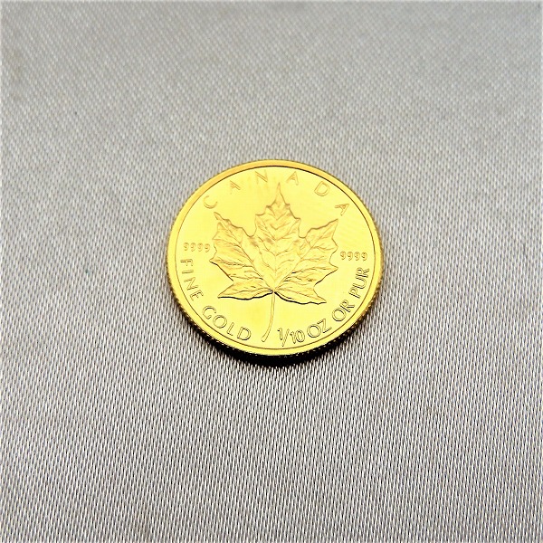 1984年高騰　メイプルリーフ金貨