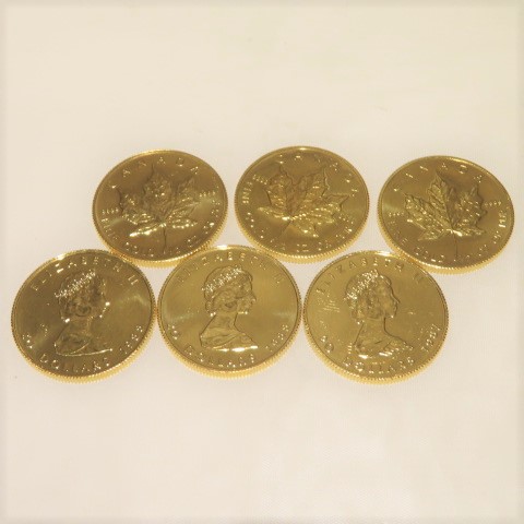 K24メイプルリーフ金貨