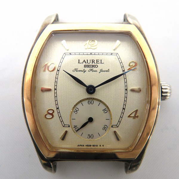 LAUREL SEIKO 18KT腕時計ジャンク品 - 時計