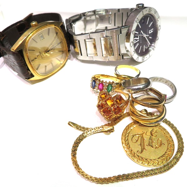 金、18金、pt、pt900、アクセサリー、腕時計、ブルガリブルガリ、オメガデヴィル、お買取り、