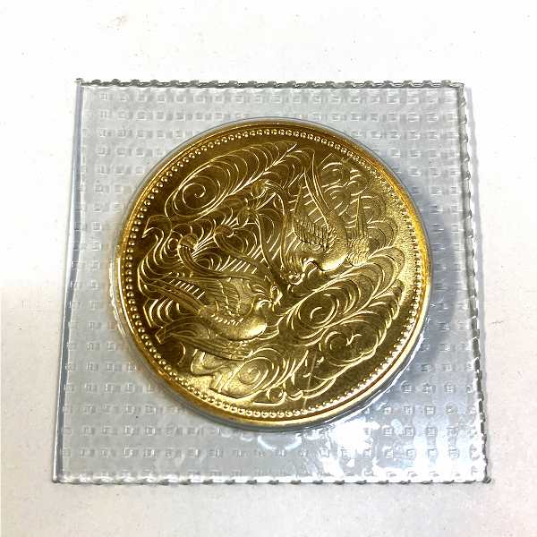 天皇陛下御在位60年記念,10万円金貨,純金,K24