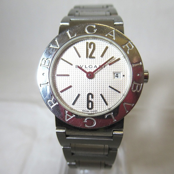 ブルガリ ブルガリブルガリ BB 26 SS クォーツ ホワイト文字盤 腕時計