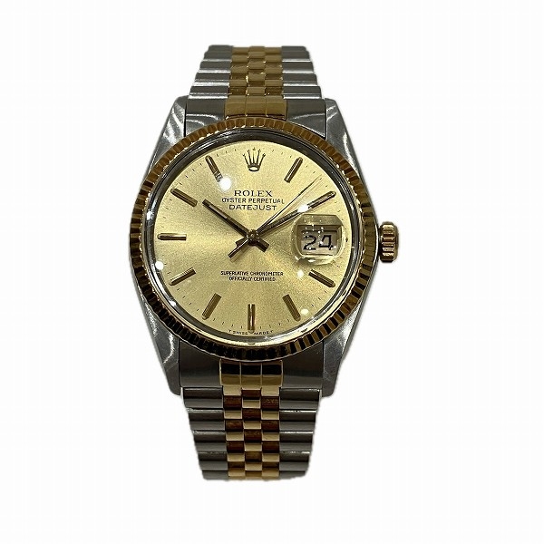 ロレックス パーペチュアル デイトジャスト 16013 87番台 自動巻 時計 腕時計 メンズ