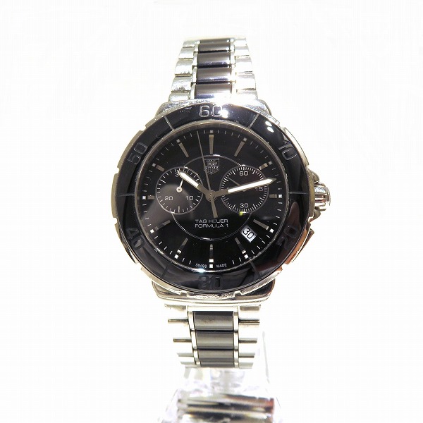 タグホイヤー フォーミュラワン CAH1210 腕時計 メンズ ブラック文字盤