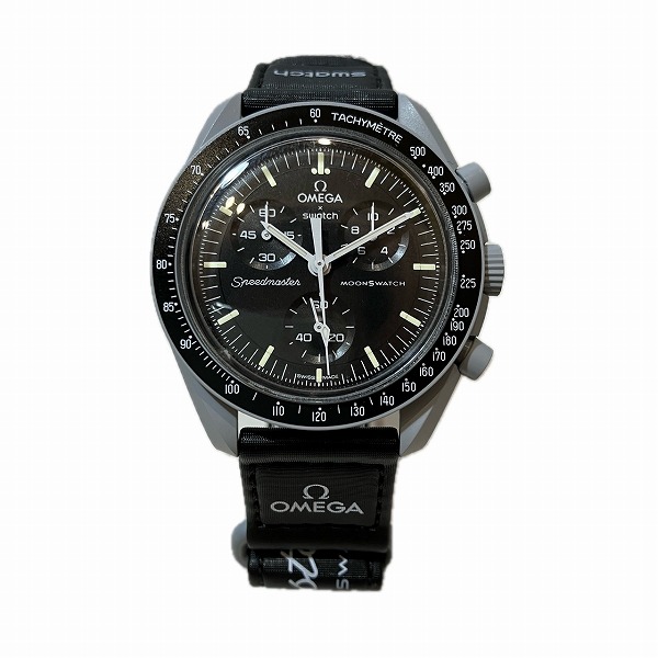 オメガ×スウォッチ ミッショントゥザムーン SO33M100 クォーツ 時計 腕時計 メンズ 未使用品