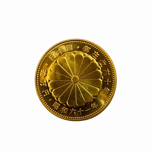 天皇陛下御在位60年記念 10万円金貨