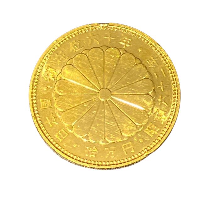 天皇陛下御在位六十年記念十万円金貨