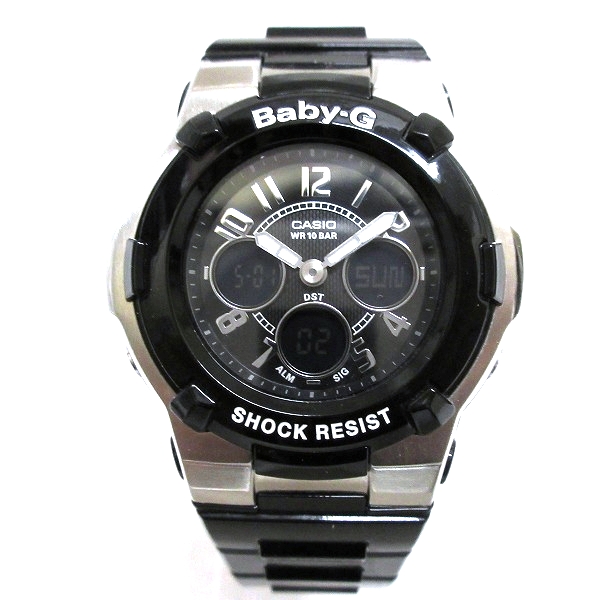 カシオ ベビーG BGA-110 クォーツ ブラック 腕時計 美品