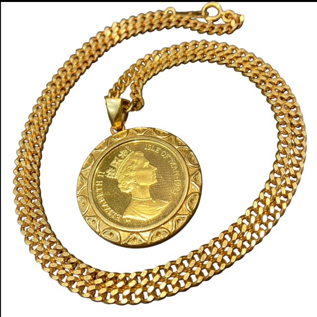 1/5オンス キャット金貨ネックレス