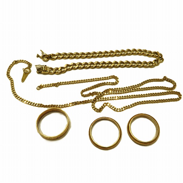 K18 ブレス ネックレス リング