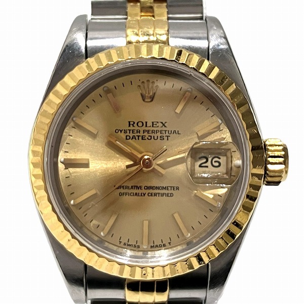 ロレックス デイトジャスト 69173 自動巻 X番 時計 腕時計 レディース