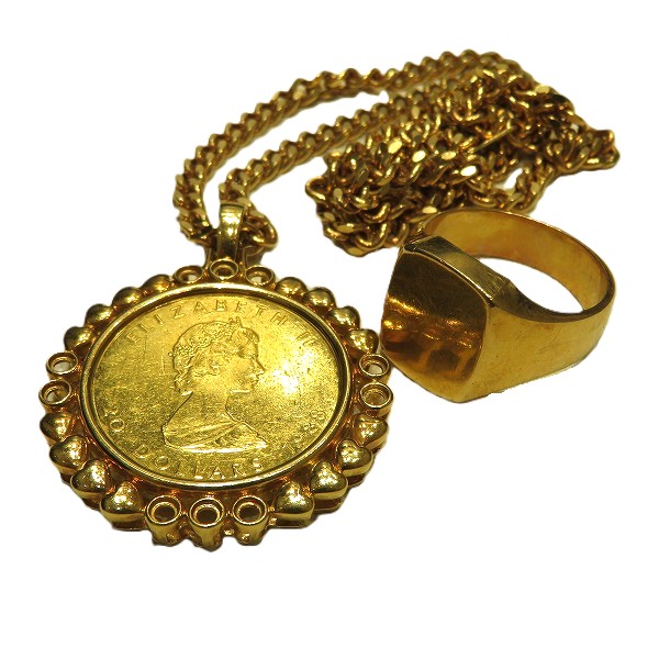 メープルコインNC　印台リング