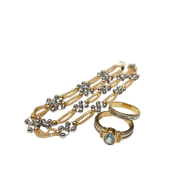 K18 プラチナ ネックレス リング 指輪