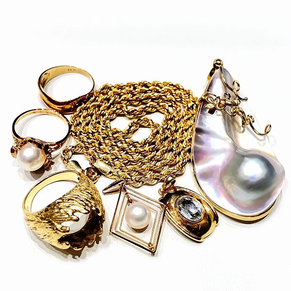 K18 ネックレス リング 指輪