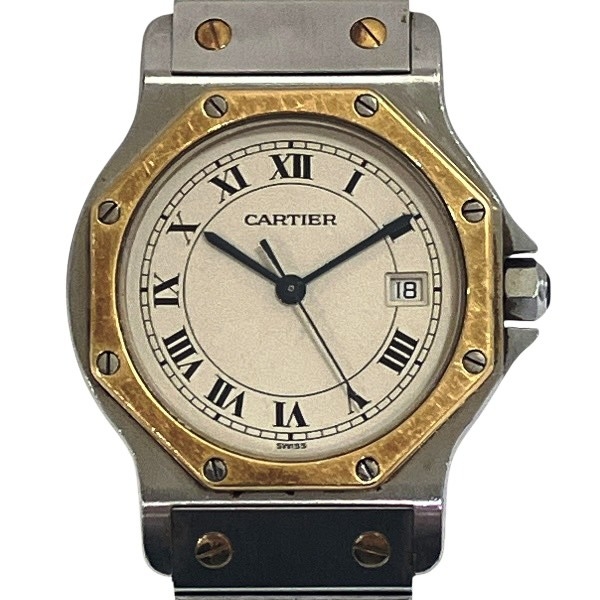 カルティエ サントスオクタゴン 187902 クォーツ 腕時計