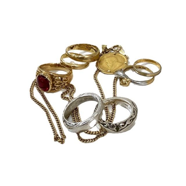 金、18金、コンビ、シルバーアクセサリー、お買取り、