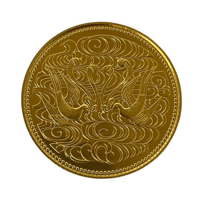 昭和61年 天皇陛下御在位60年 記念金貨 10万円 20.0g