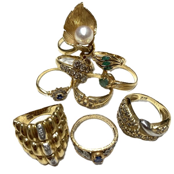 K18　コンビ　リング