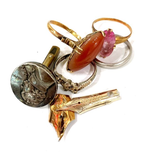 K18アクセサリー、シルバー製品、K14ペン先などお買取り