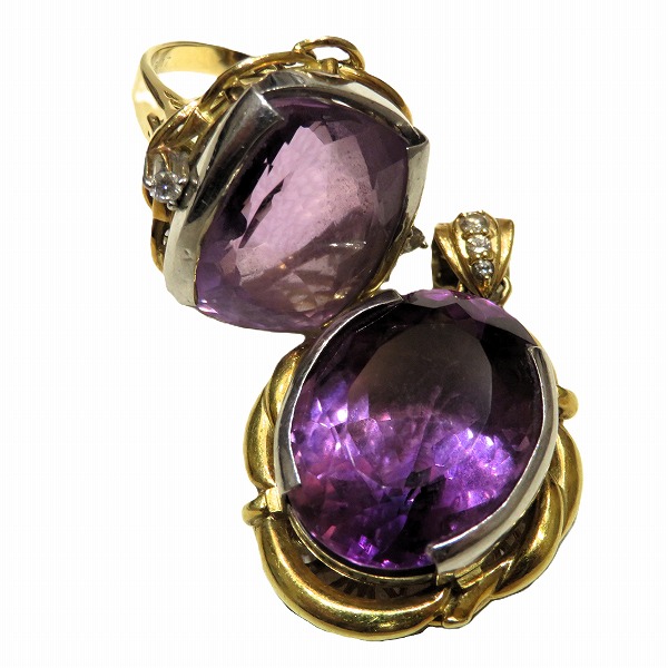 K18　リング　ペンダントトップ