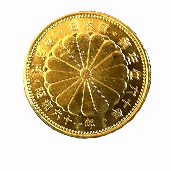 天皇陛下御在60年記念,金貨